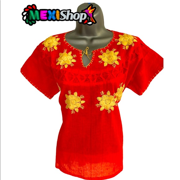 MEXICANA Tops - 🔥🔥🔥FINAL PRICE🔥🔥🔥NEW EMBROIDERED MEXICAN BLOUSE 👚